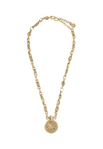 Talisman Capricorn medal necklace