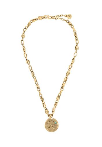 Talisman Scorpio medal necklace