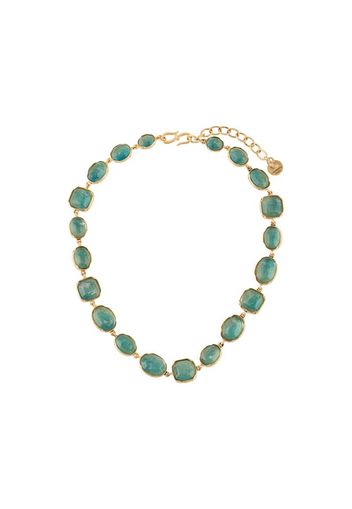 Cabochons gemstone necklace