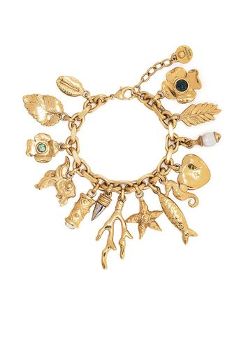 Goossens Maunaloa charm-detail bracelet - Gold