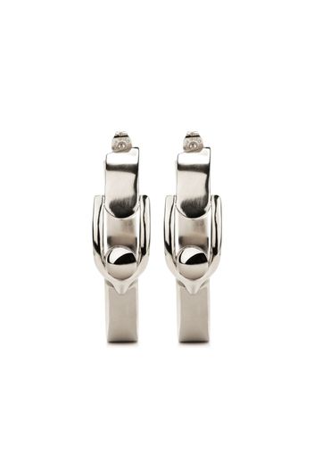 Goossens Boucle hoop earrings - PALLADIUM