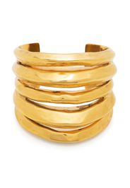 Goossens Spirale open-back cuff bracelet - Gold