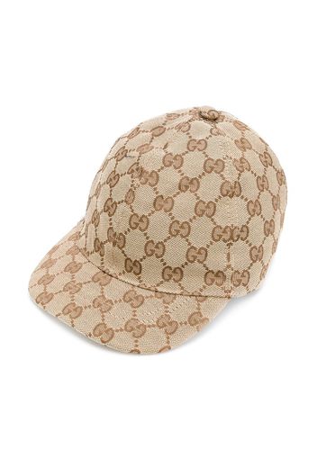 Gucci Kids supreme monogram cap - Neutrals