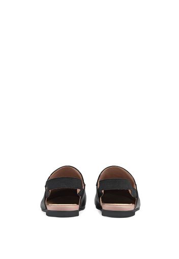 Gucci Kids slingback slippers - Black