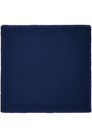 Gucci Kids Children's GG wool silk shawl - Blue