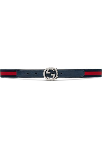 Gucci Kids Children's Web belt - Blue