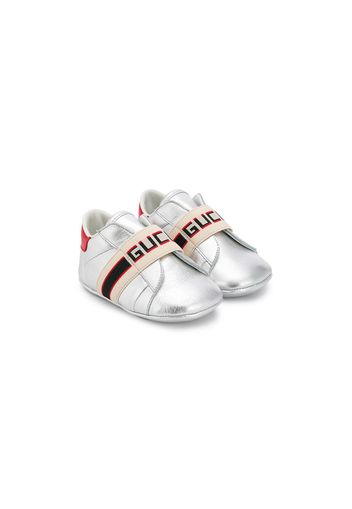 Gucci Kids logo sneakers - Silver