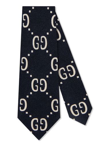 Gucci Kids GG logo tie - Blue