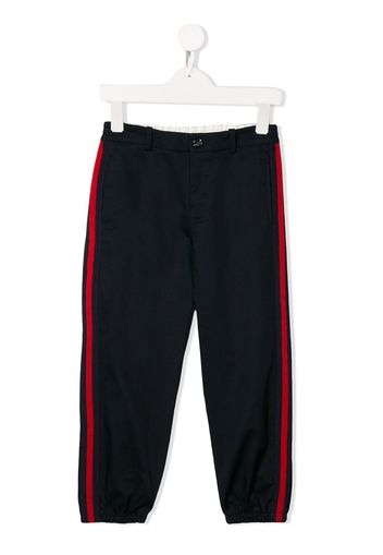 Gucci Kids logo trackpants - Blue