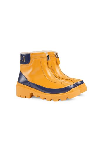 yellow gucci rain boots