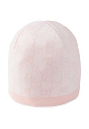 Gucci Kids Baby GG pattern wool hat - Pink