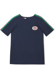 VERSACE Monogram Smiley T-Shirt in Nero & Multicolor