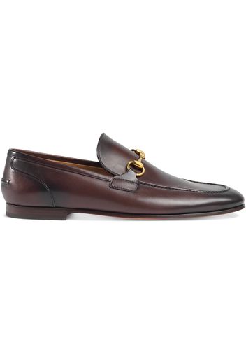 Gucci Gucci Jordaan leather loafer - Brown