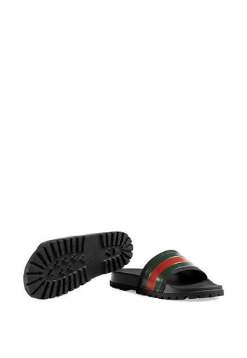 Gucci black Pursuit web slides