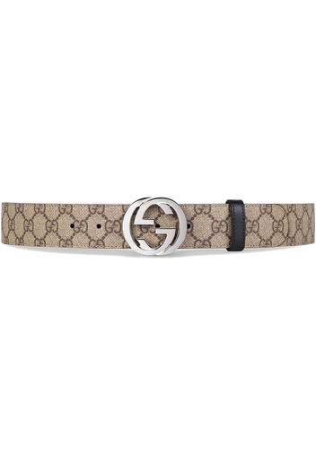 Gucci Reversible GG Supreme belt - Brown