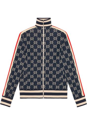 Gucci GG jacquard cotton jacket - Blue
