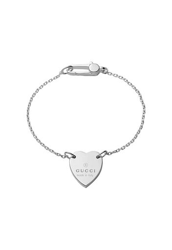 Gucci Bracelet with Gucci trademark heart - Silver