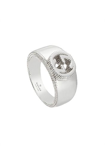 Gucci Interlocking G ring in silver