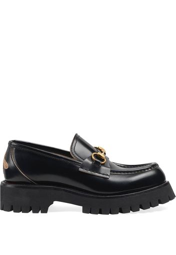 Gucci Leather lug sole loafers - Black