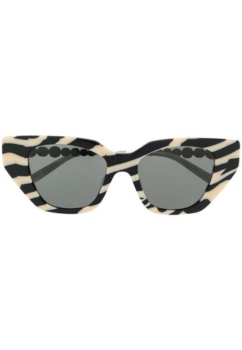 gucci white cat eye sunglasses