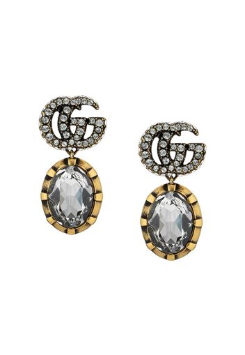 GG crystal drop earrings