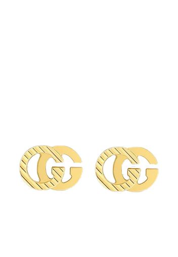 18kt yellow gold interlocking G earrings