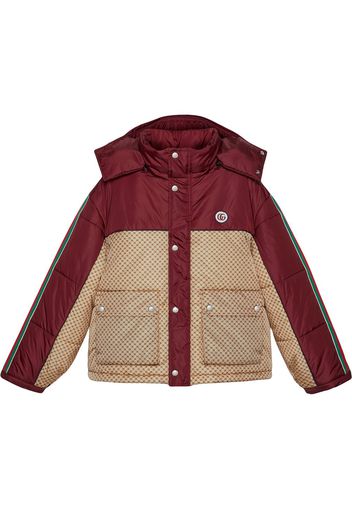 Gucci GG parachute padded colour-block jacket - Neutrals