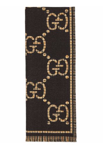 Gucci GG wool scarf - Black