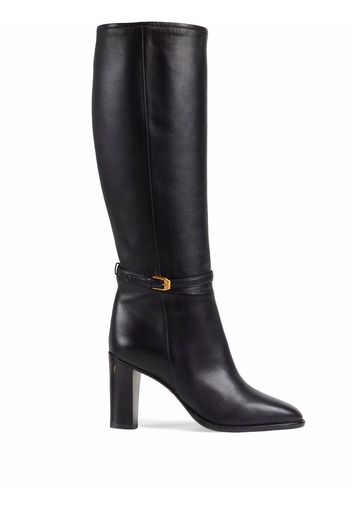 Gucci Gucci print knee-lenght boots - Black