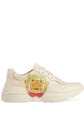 Gucci logo-print chunky-sole sneakers - Neutrals