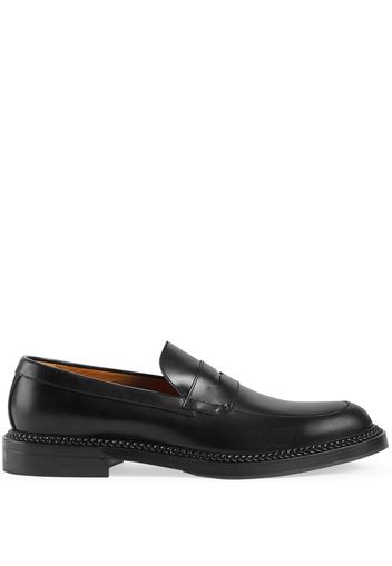 Gucci leather penny loafers - Black