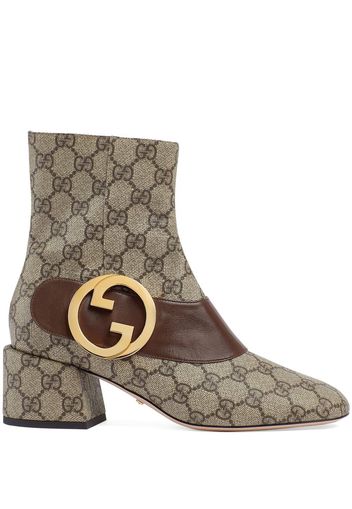 GUCCI Blondie GG Supreme ankle-boots - Neutrals