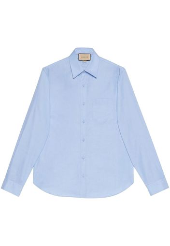 Gucci cotton button-up shirt - Blue