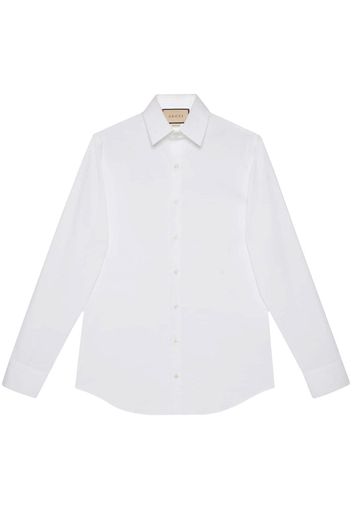 Gucci button-up cotton-blend shirt - White