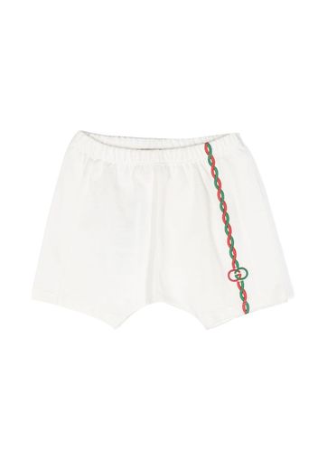 Gucci Kids logo-embroidered shorts - White