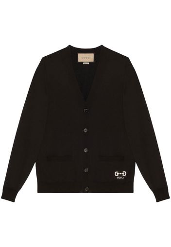 Gucci wool button-up cardigan - Black