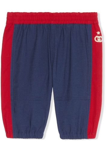 Gucci Kids cotton jogging pant - Blue