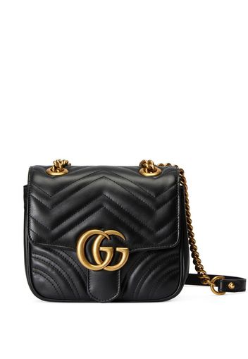 Gucci mini GG Marmont matelassé shoulder bag - Black