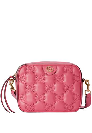 Gucci small GG Matelassé shoulder bag - 8550 핑크