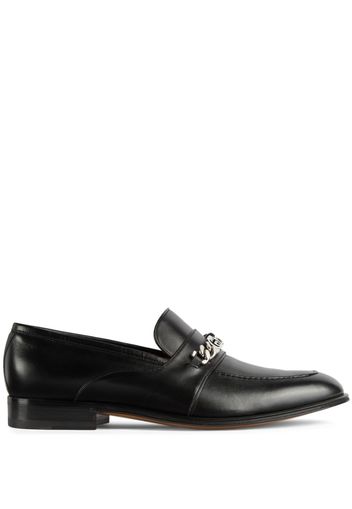 Gucci GG chain leather loafers - Black