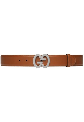 Gucci GG buckle leather belt - Brown