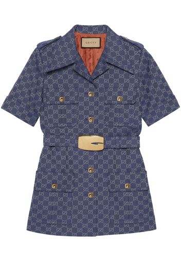 Gucci Double G short-sleeve shirt - Blue