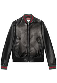 Gucci jacket with Web - Black