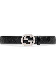 Gucci Gucci Signature leather belt - Black