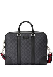 Gucci GG Supreme briefcase - Black