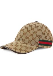 Gucci Original GG canvas baseball hat with Web - Neutrals