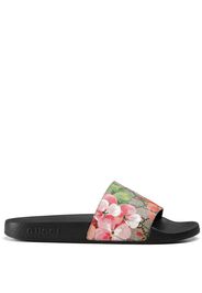 Gucci GG Blooms Supreme slide sandals - Black