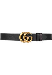 Gucci Reversible leather belt with Double G buckle - Black