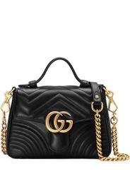 Gucci GG Marmont mini top handle bag - Black