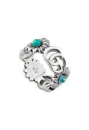 Gucci Double G flower ring - Metallic
